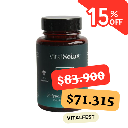Cápsulas de Cola de Pavo VitalSetas