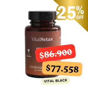 Cápsulas de Cordyceps VitalSetas