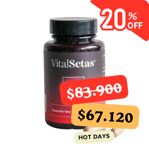 Cápsulas de Reishi VitalSetas