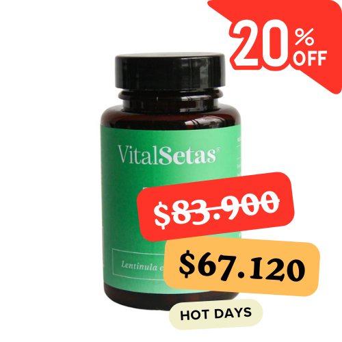 Cápsulas de Shiitake VitalSetas