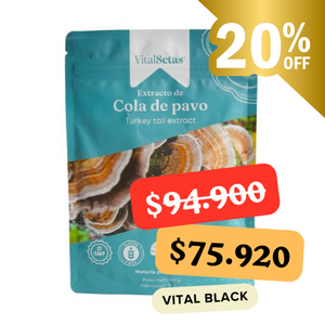 Extracto de Cola de Pavo VitalSetas - 60 gramos