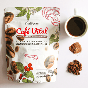Café Vital - VitalSetas® Café instantáneo con Betaglucanos de Ganoderma lucidum