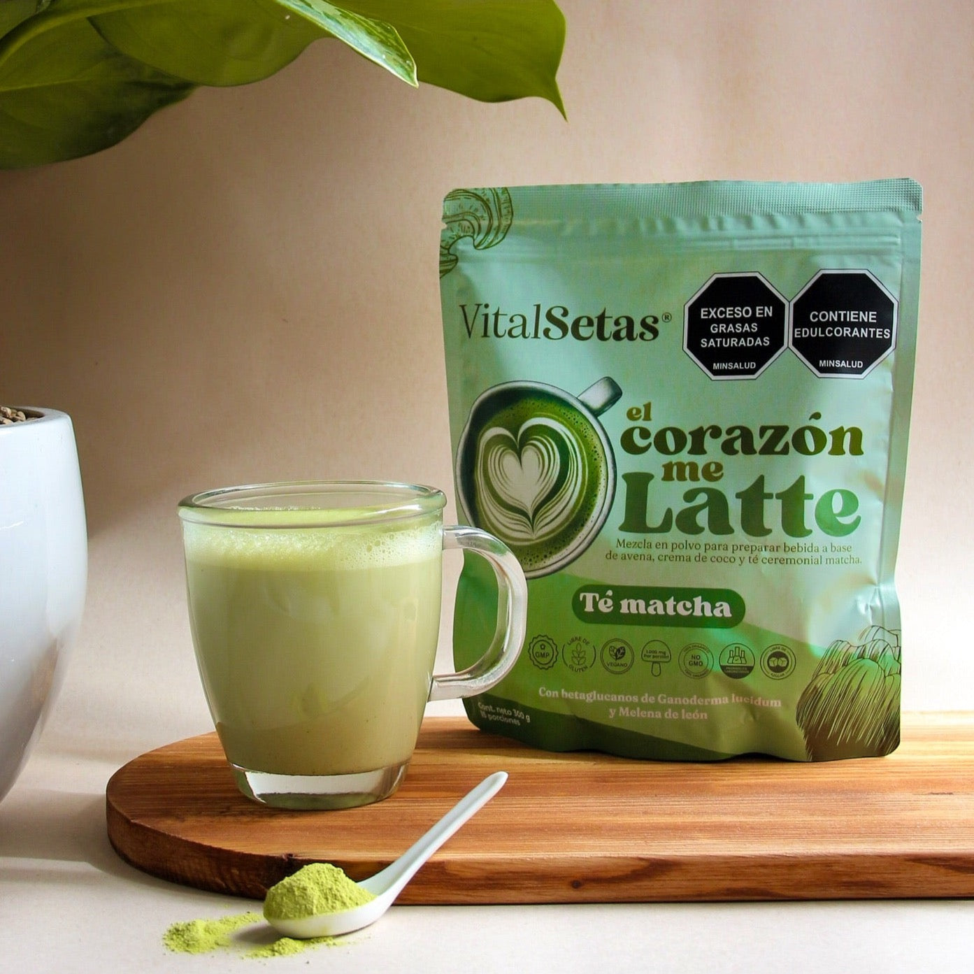 El Corazón Me Latte - Té Matcha